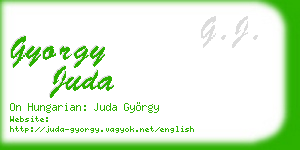 gyorgy juda business card